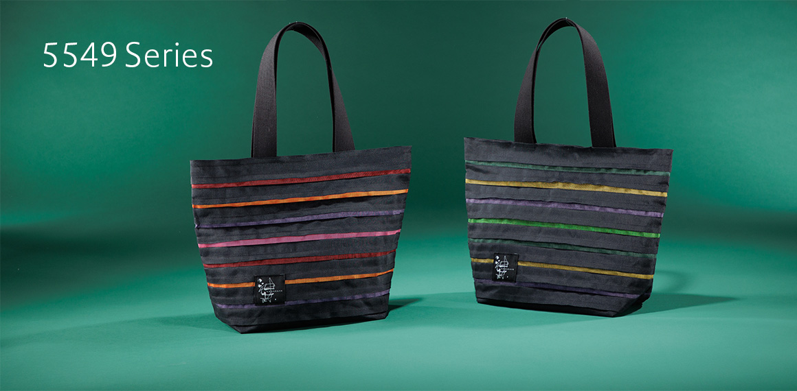 カラフルタックの畳縁トートバッグ 5549 Series