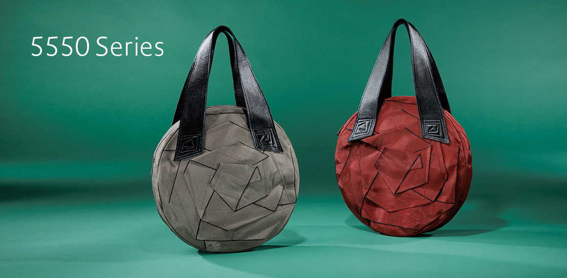 螺旋の丸型畳縁バッグ 5550 Series