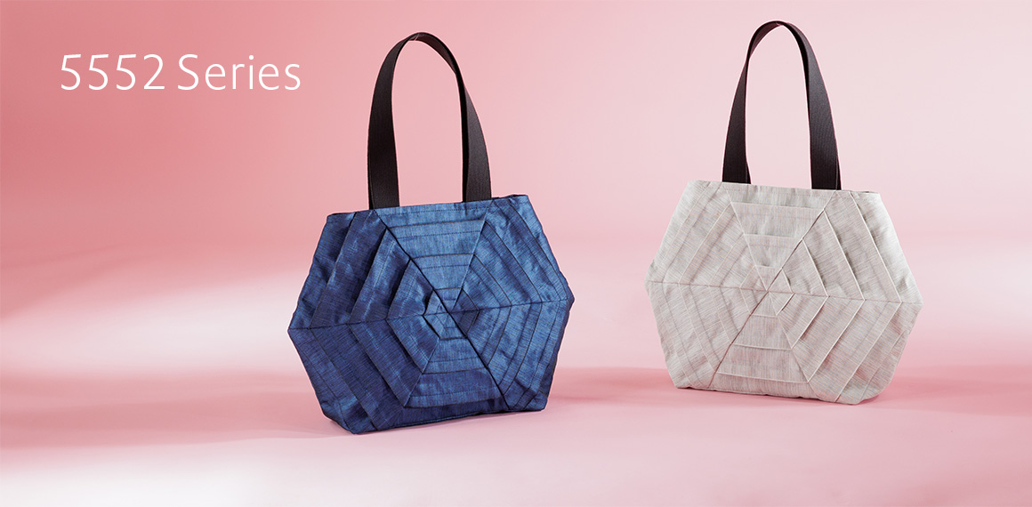 六角形の畳縁バッグ 5552 Series