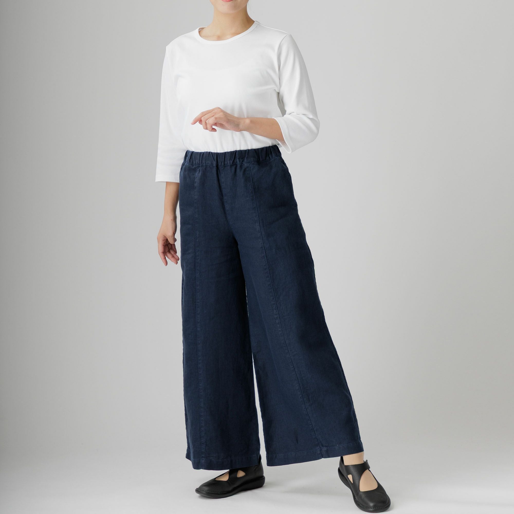 デニム風ワイドパンツ332-03 Series | かぐらやONLINE SHOP