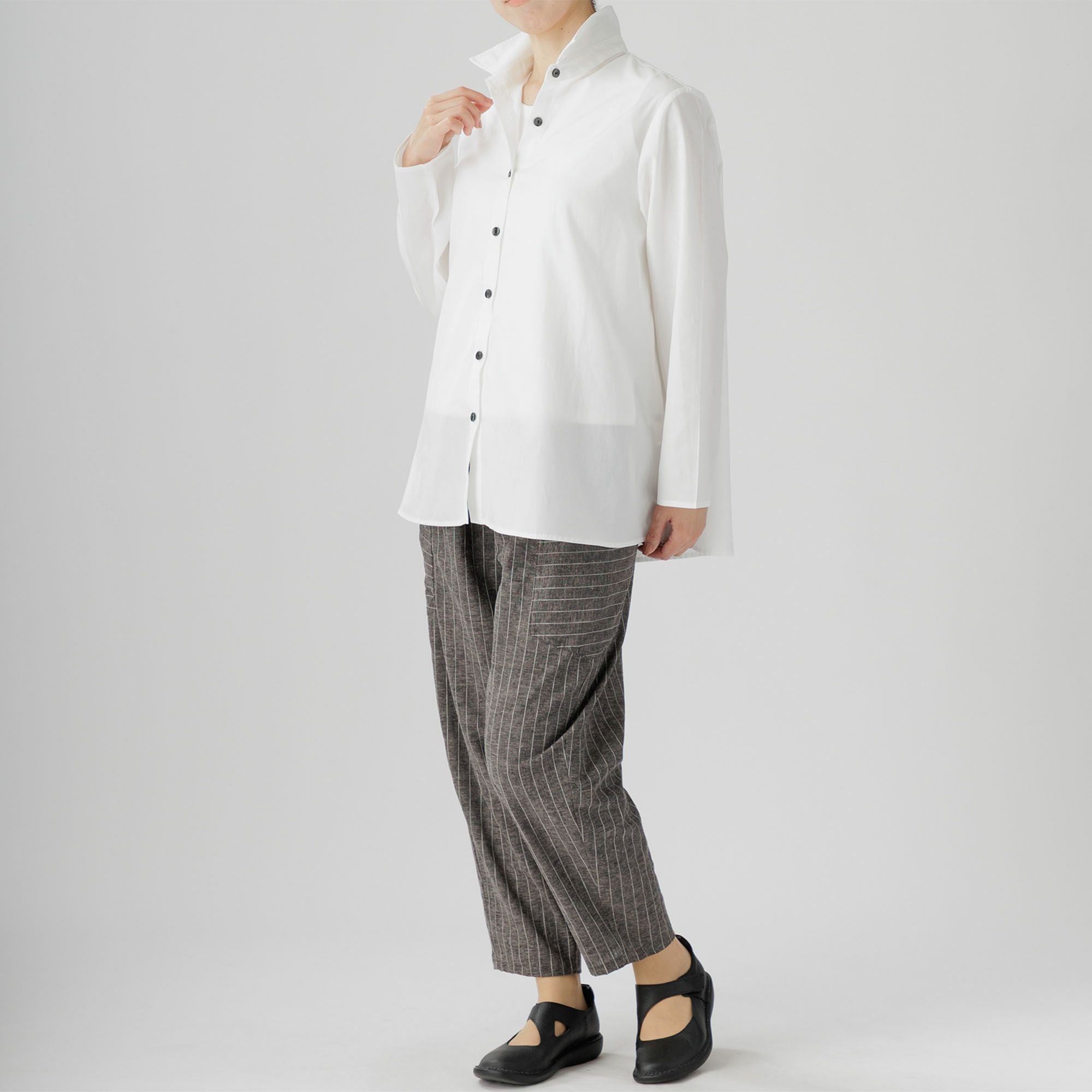 白い前開きブラウス125-70 Series | かぐらやONLINE SHOP