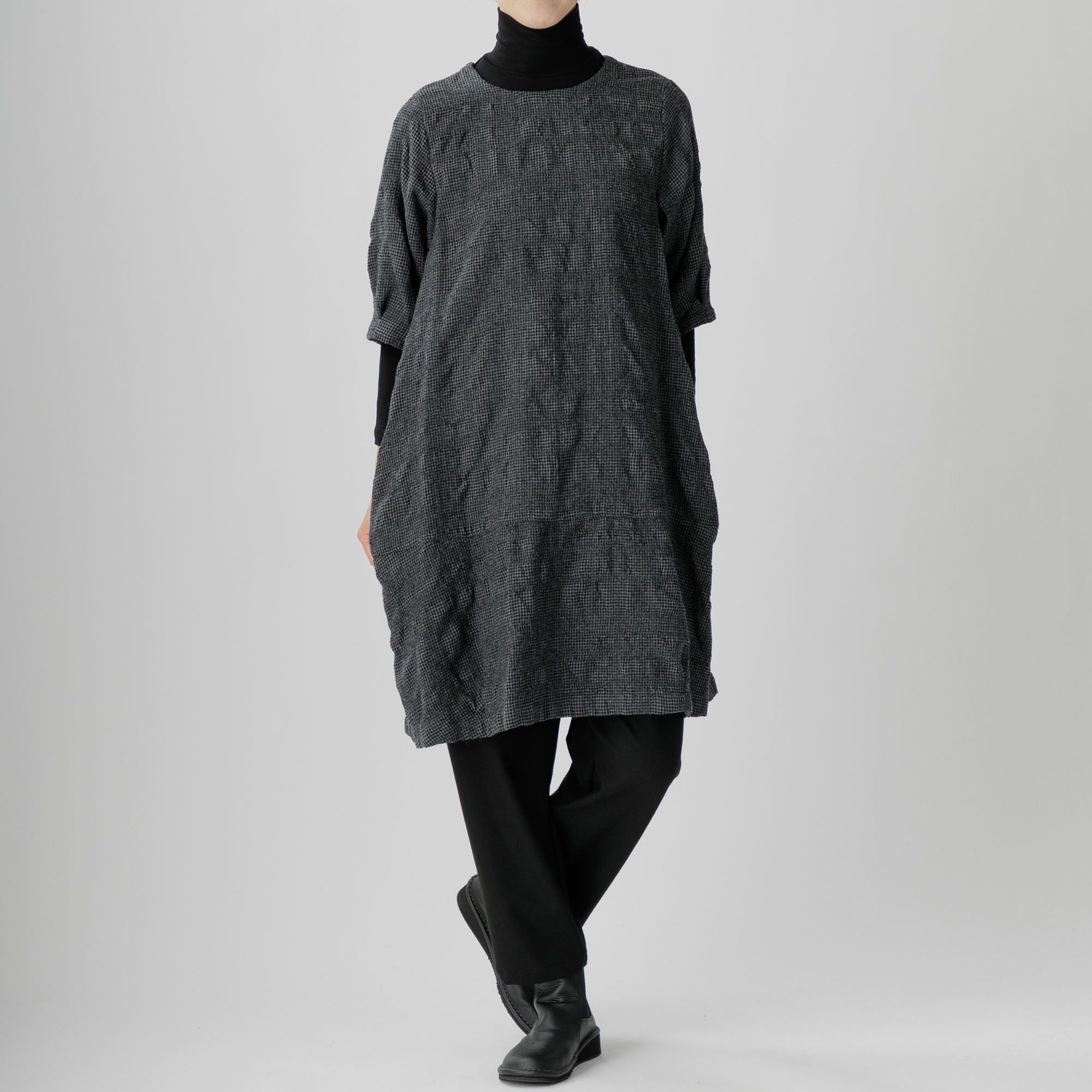 千鳥柄のコクーンチュニック 317-30 Series | かぐらやONLINE SHOP