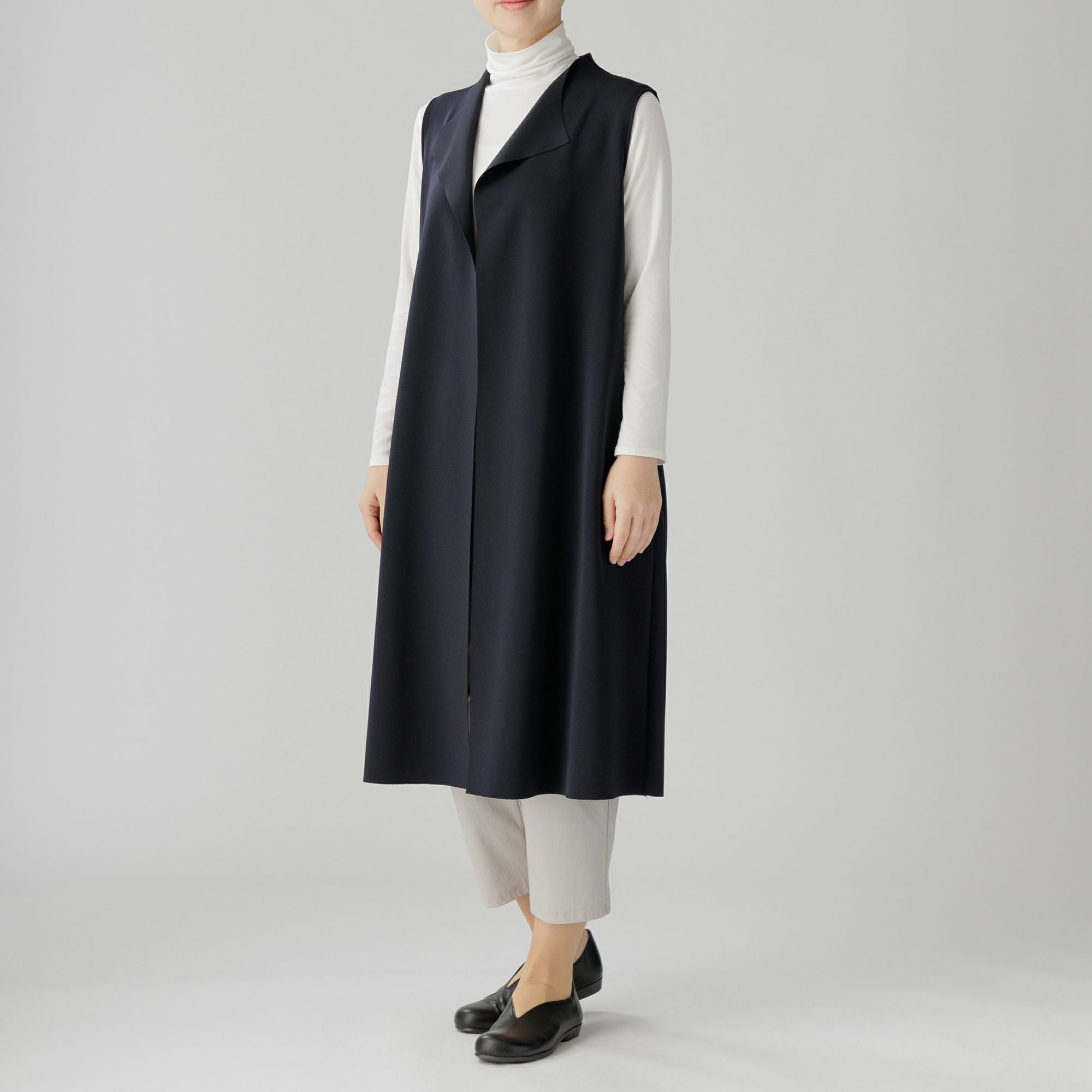 ウール混ロングベスト 416-30 Series | かぐらやONLINE SHOP