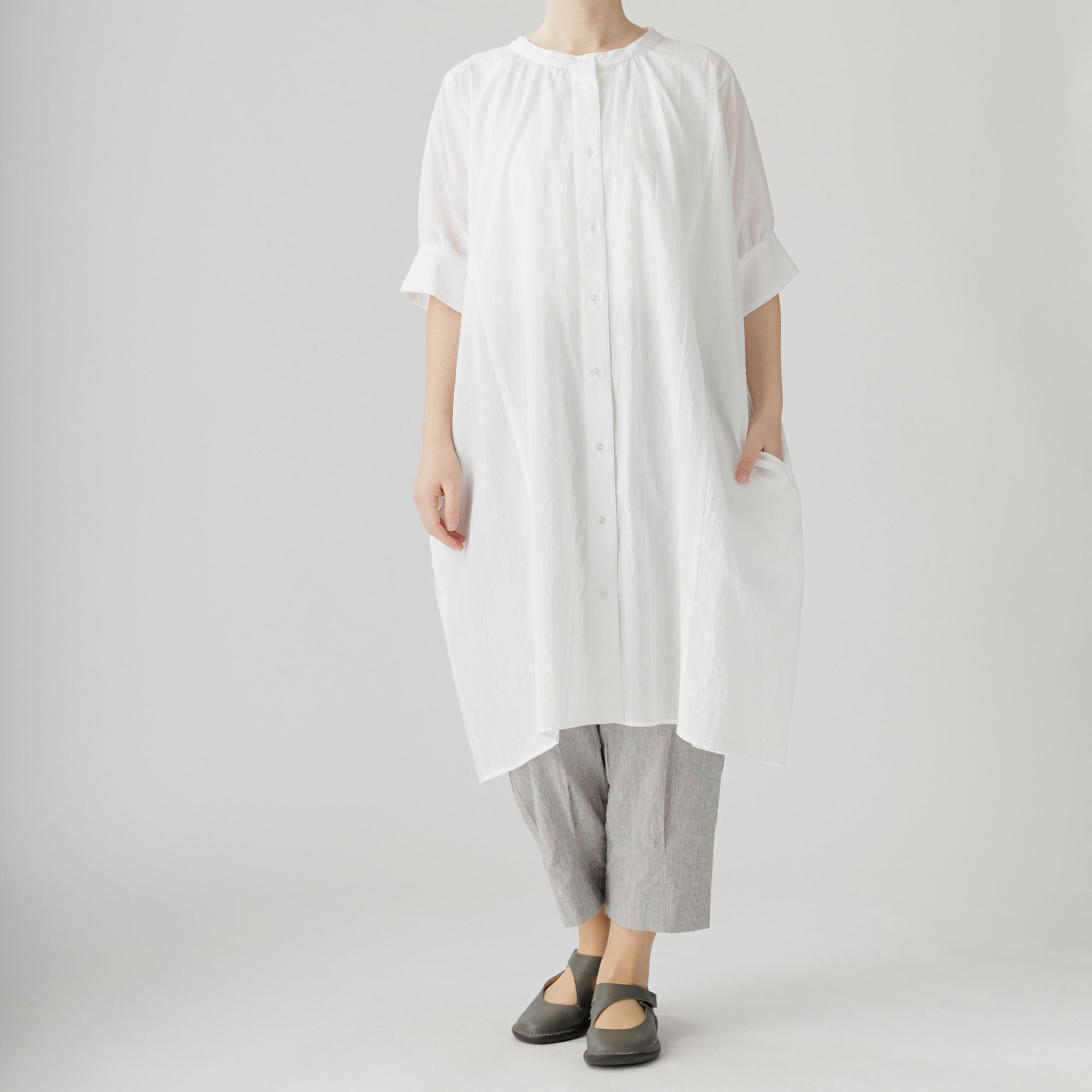綿のブラウスワンピース 434-01 Series | かぐらやONLINE SHOP