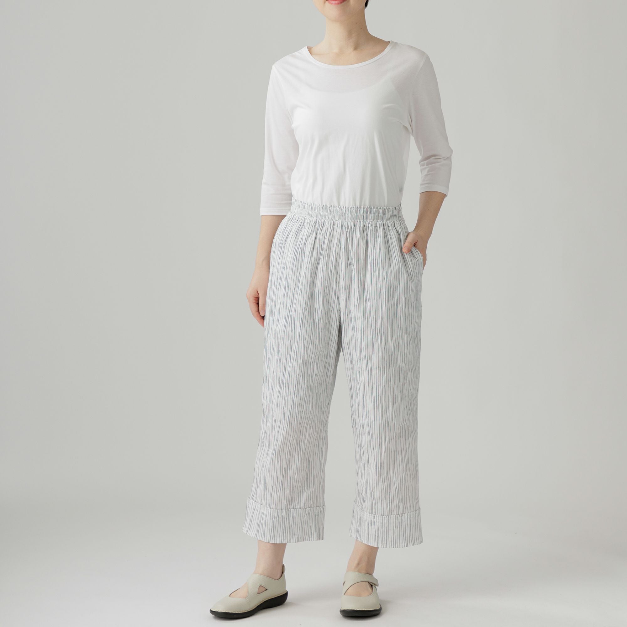 ストライプワイドパンツ 462-02 Series | かぐらやONLINE SHOP
