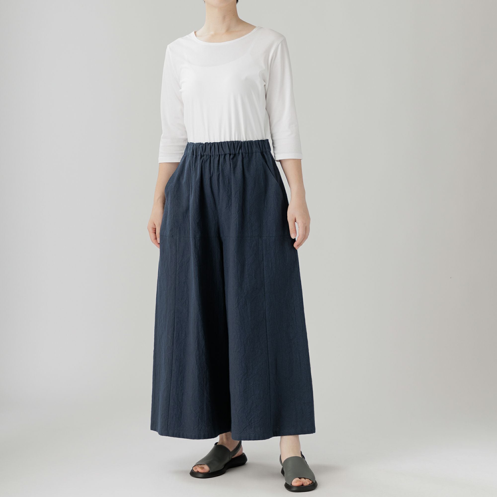 ナチュラルワイドパンツ 472-02 Series | かぐらやONLINE SHOP