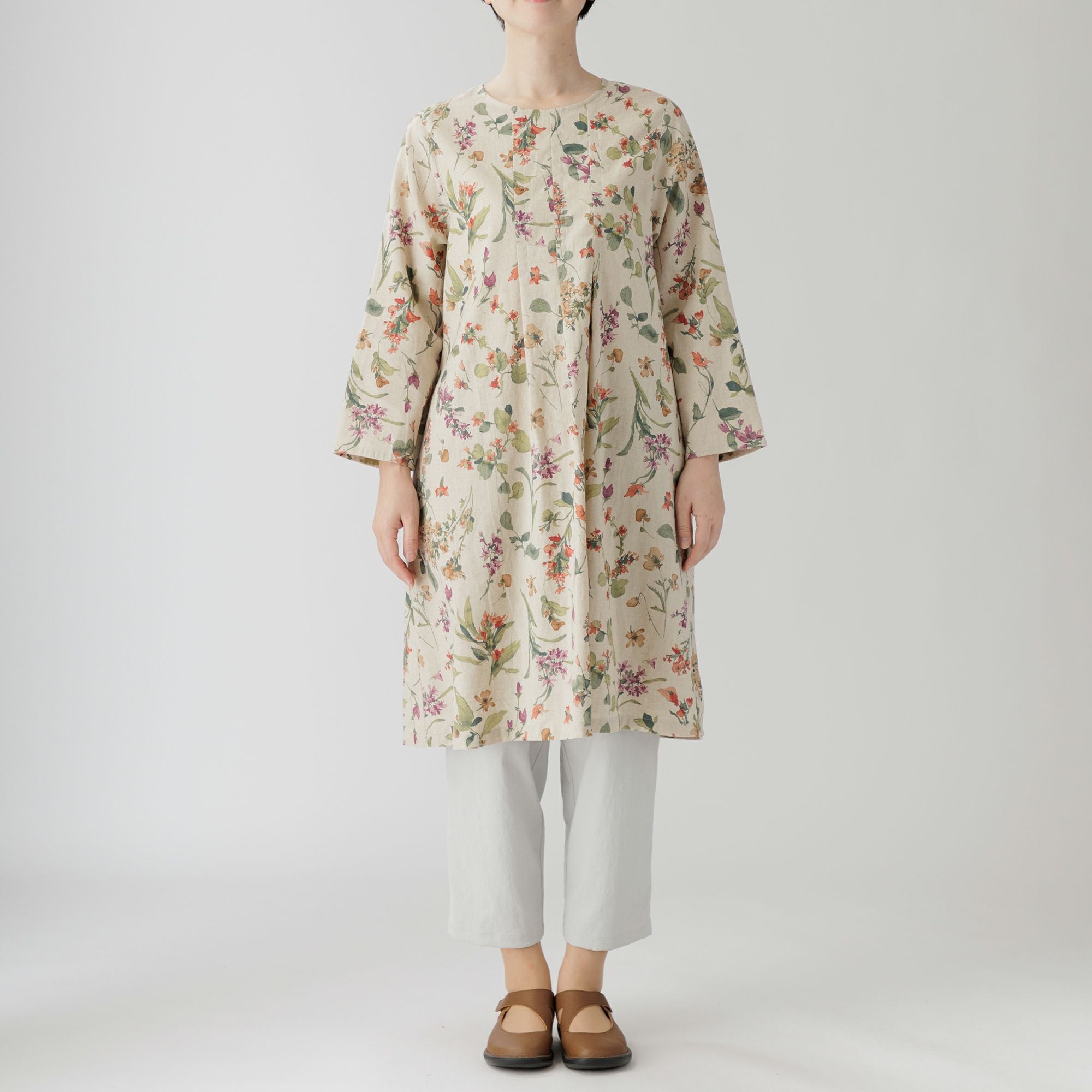 ナチュラルプリントワンピース 483-03 Series | かぐらやONLINE SHOP