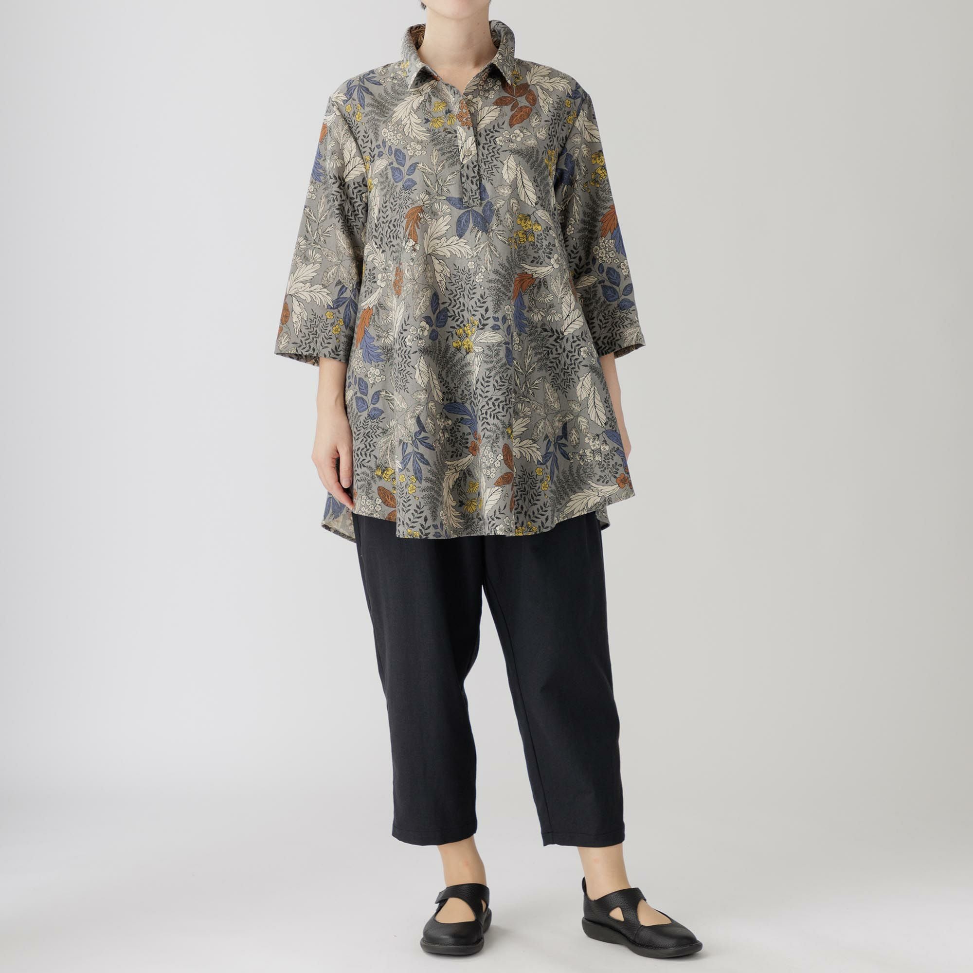 ナチュラルプリントチュニック 487-02 Series | かぐらやONLINE SHOP