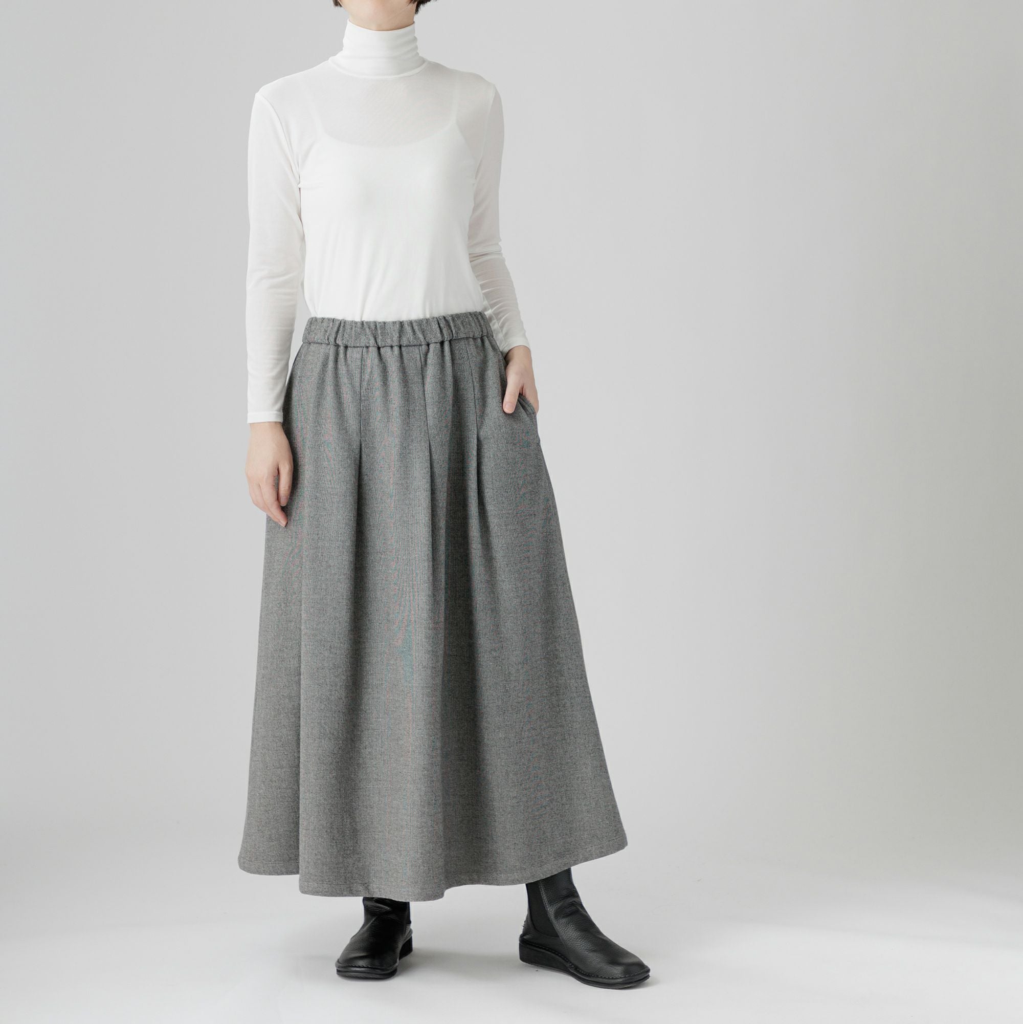 AURALEE モールスキンスカート　スカート　ビショップ Aライン AURALEE モールスキンスカート スカート ビショップ Aライン - メルカリ
