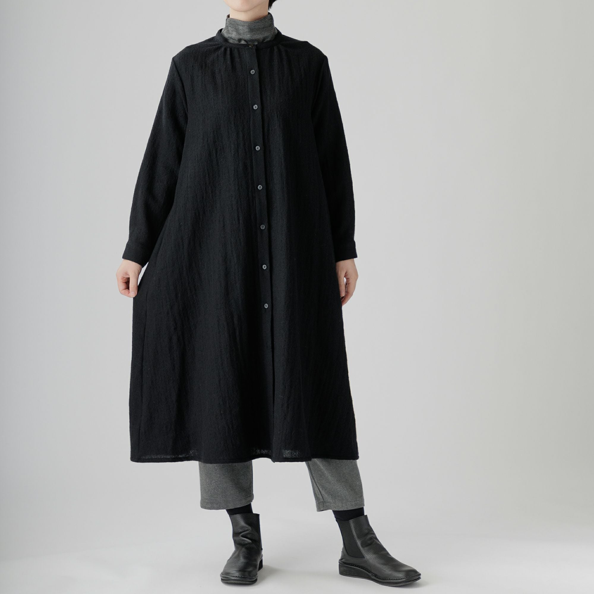 前開きタックワンピース 493-01 Series | かぐらやONLINE SHOP