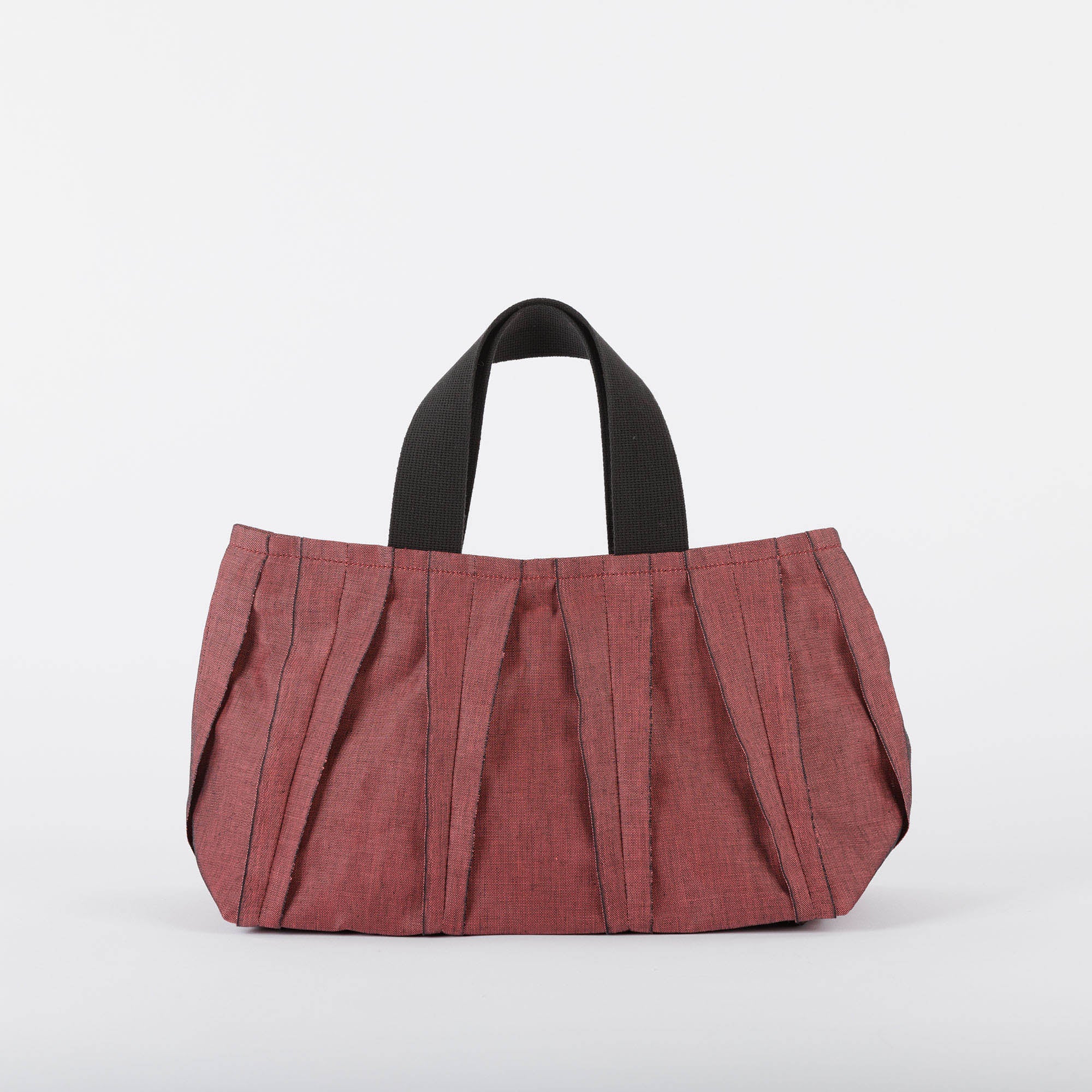 牛革持ち手の壺型畳縁バッグ(小) 5537-0 Series | かぐらやONLINE SHOP
