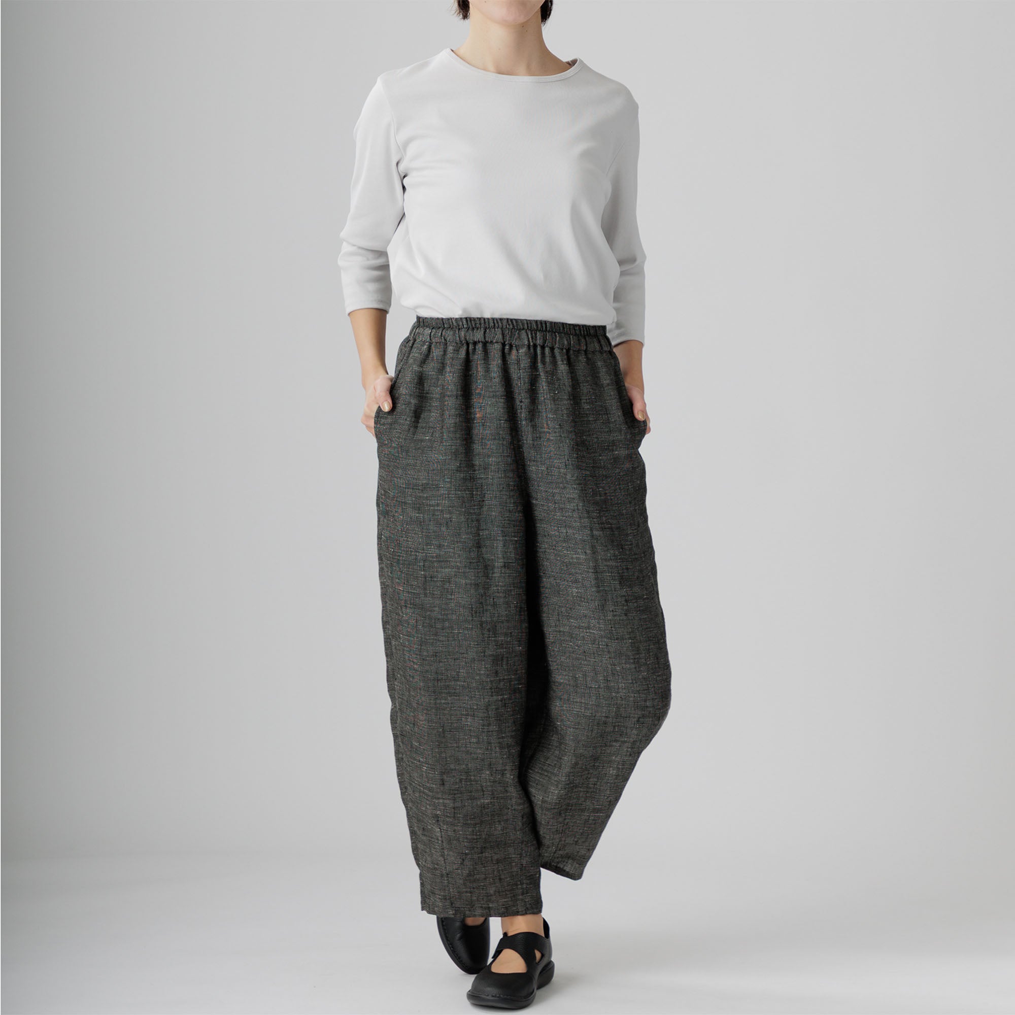 麻混バルーンパンツ 522-01 Series | かぐらやONLINE SHOP