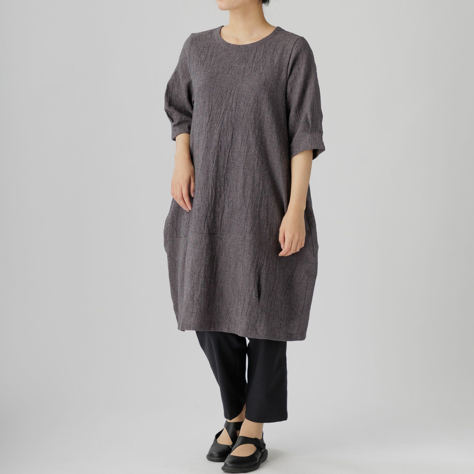 麻綿コクーンチュニック 537-01 Series | かぐらやONLINE SHOP