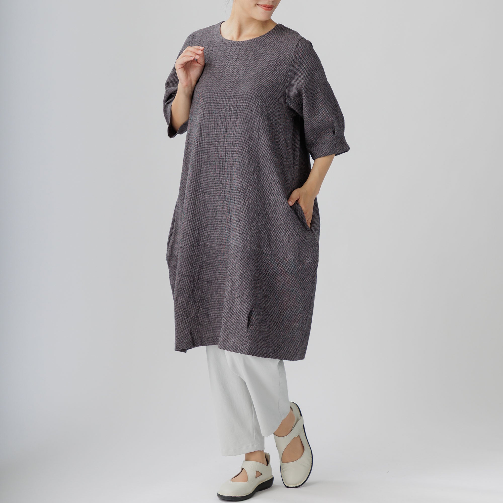 麻綿コクーンチュニック 537-01 Series | かぐらやONLINE SHOP