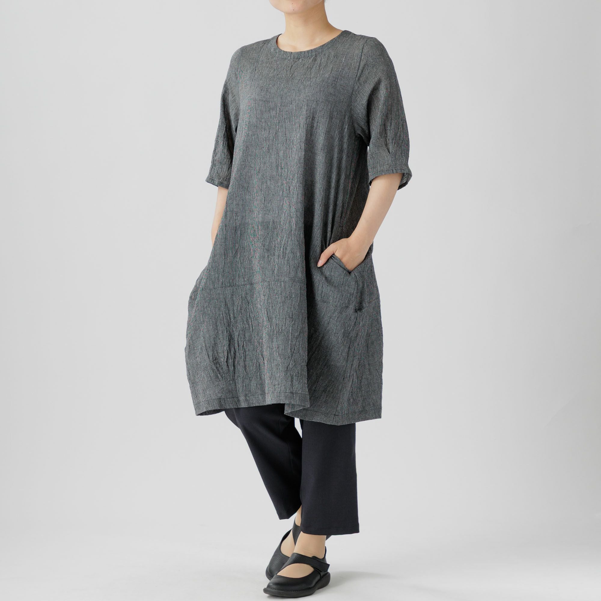 麻綿コクーンチュニック 537-01 Series | かぐらやONLINE SHOP