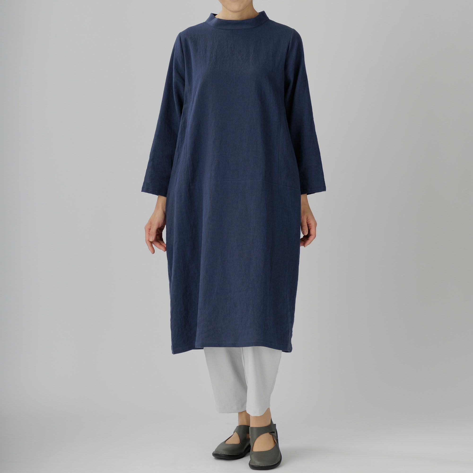 綿麻コクーンワンピース 543-01 Series | かぐらやONLINE SHOP