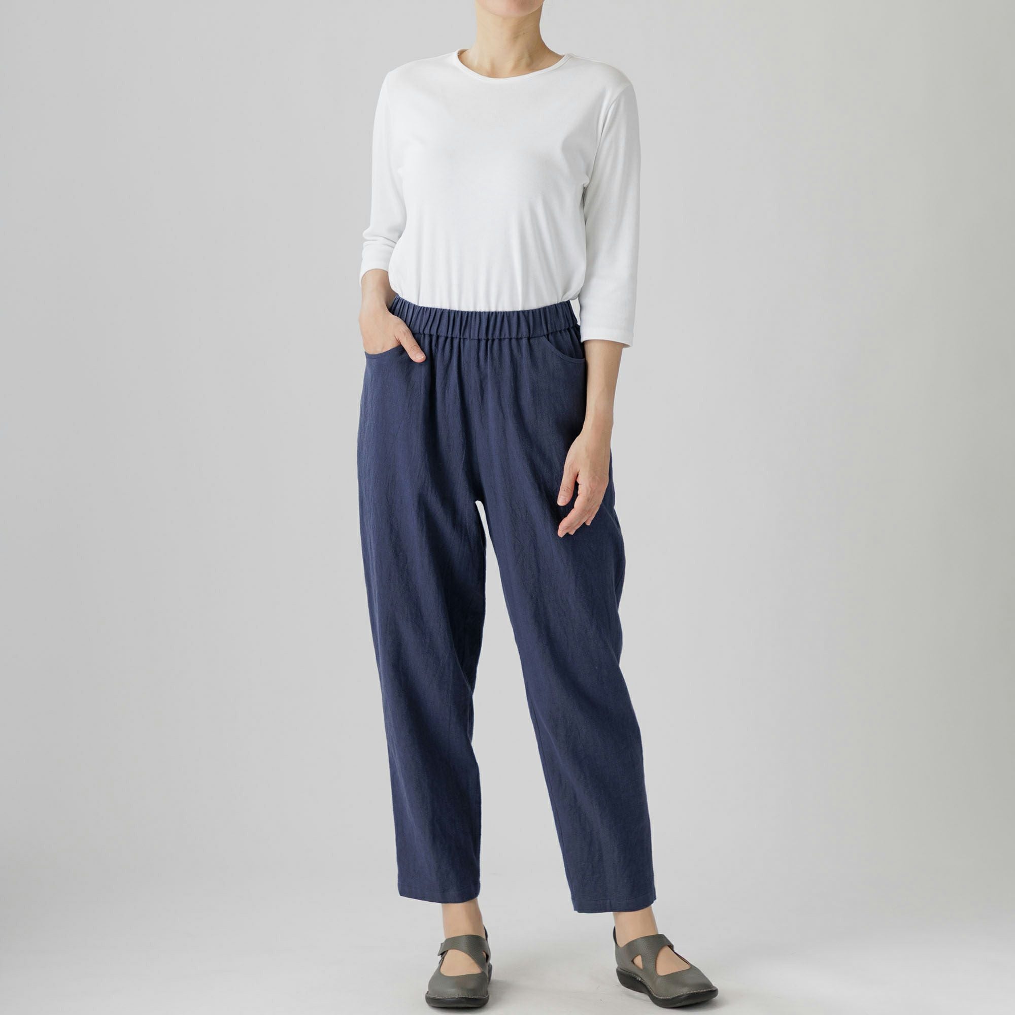 綿麻ナチュラルウォッシュパンツ 562-01 Series | かぐらやONLINE SHOP