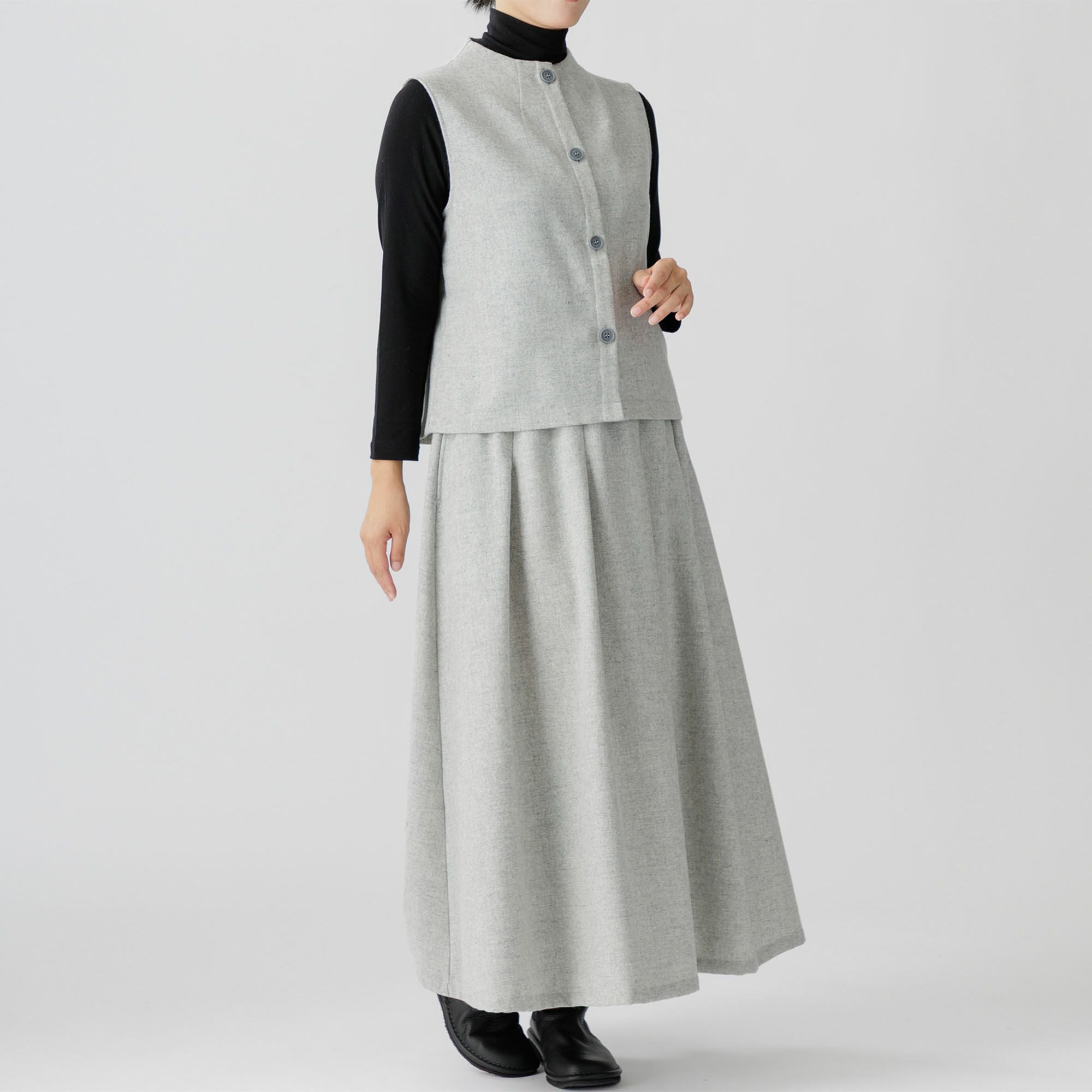 OHGA ツイードベスト ボトルネックツイードベスト 526-01 Series | かぐらやONLINE SHOP