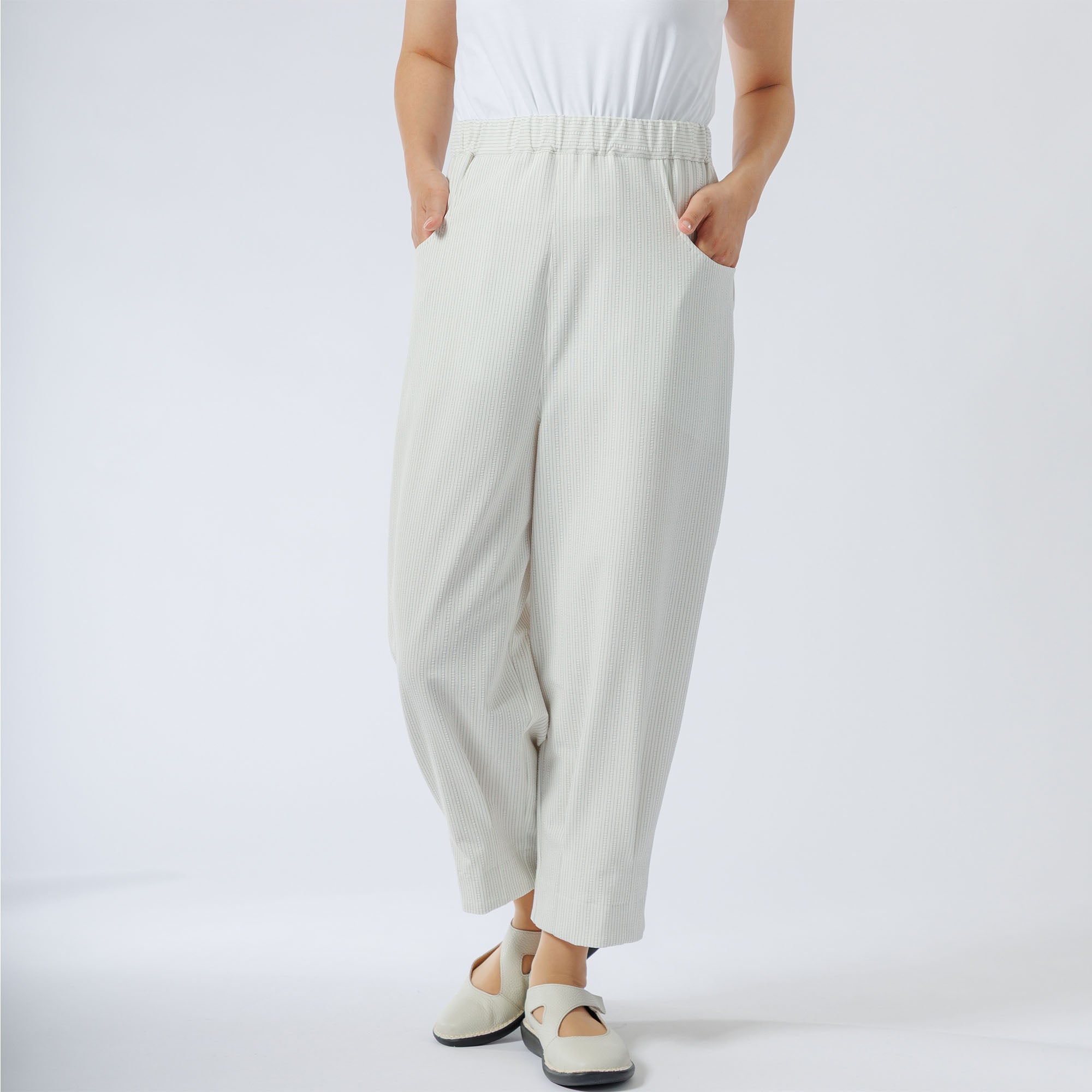 裾タックストライプパンツ 652-05 Series | かぐらやONLINE SHOP