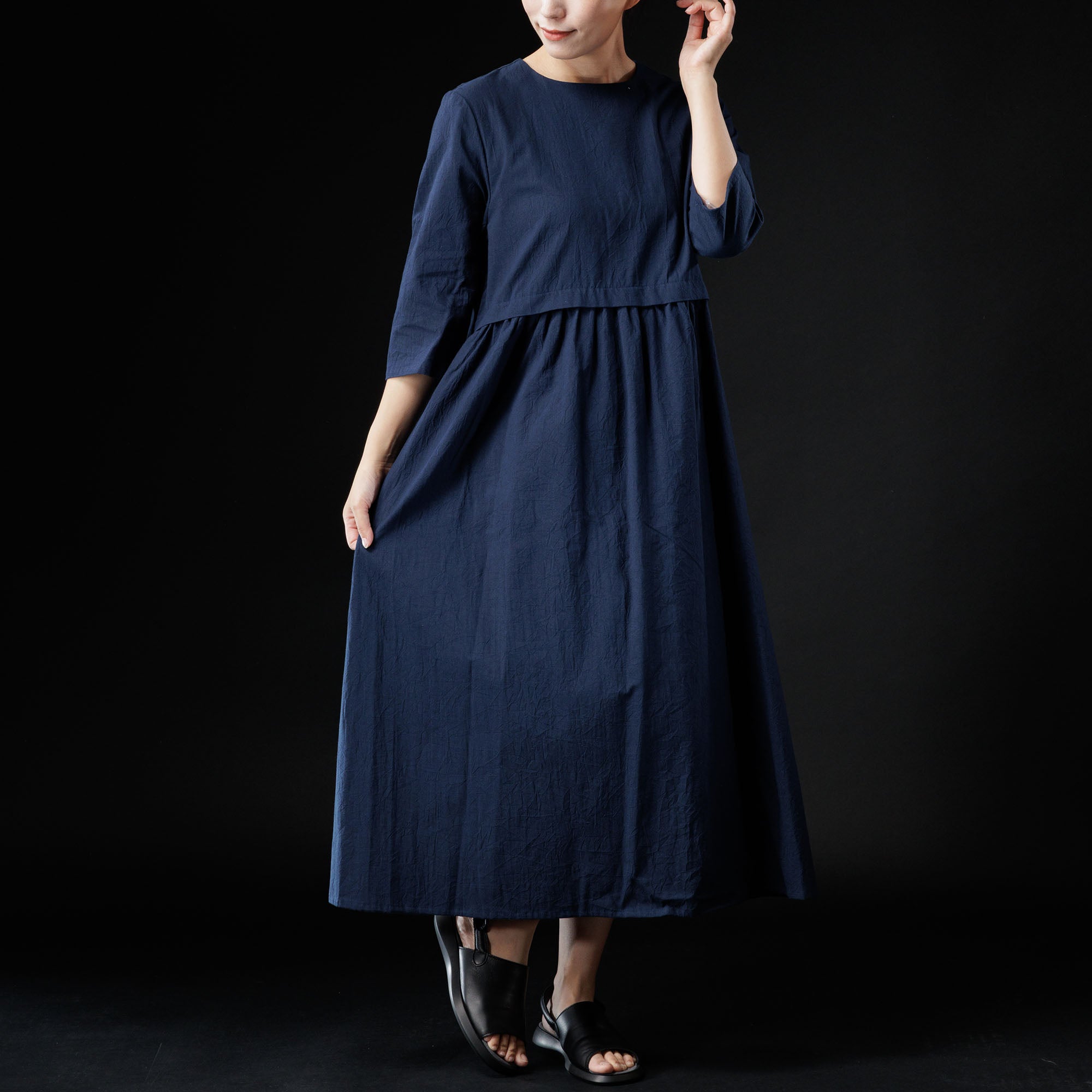 ウエストギャザーワンピース 663-02 Series | かぐらやONLINE SHOP