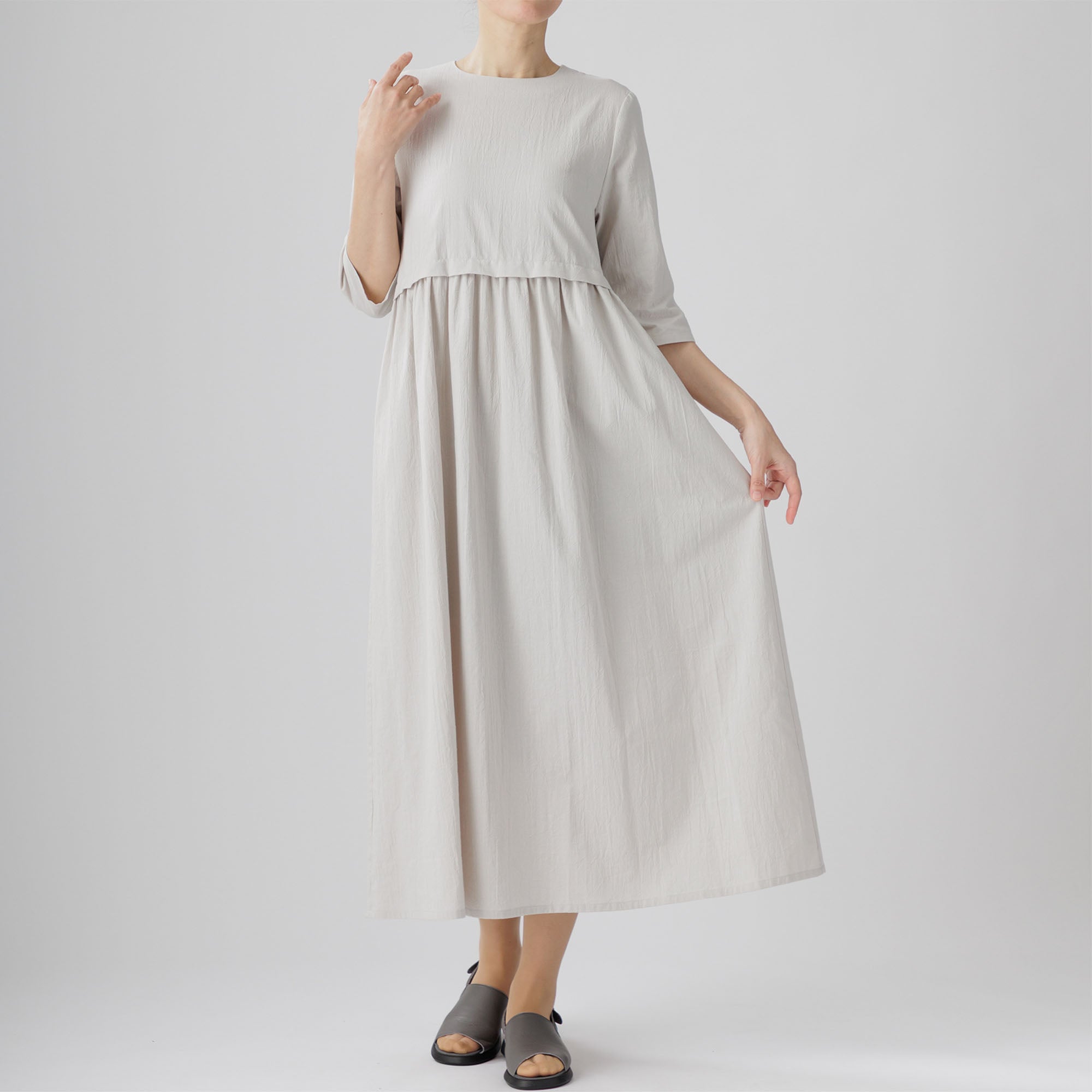 ウエストギャザーワンピース 663-02 Series | かぐらやONLINE SHOP