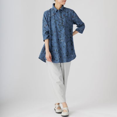 草花柄プリントチュニック 667-03 Series | かぐらやONLINE SHOP flk037183